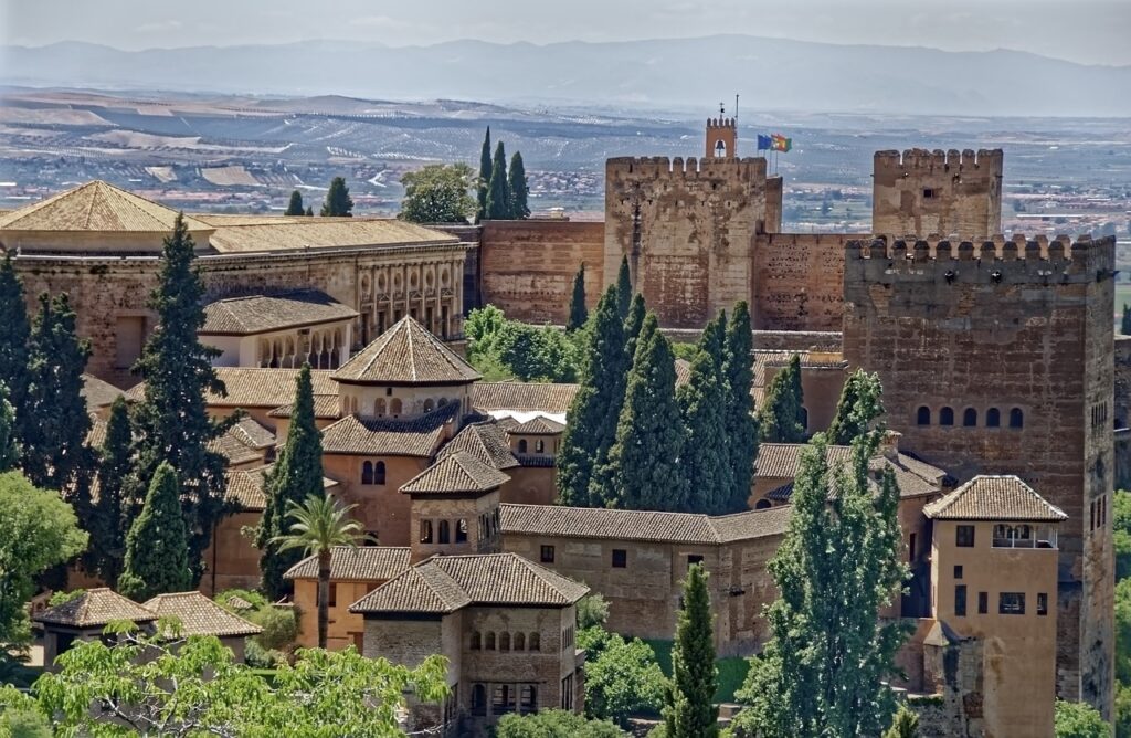 pevnost Alhambra - Granada, Španělsko