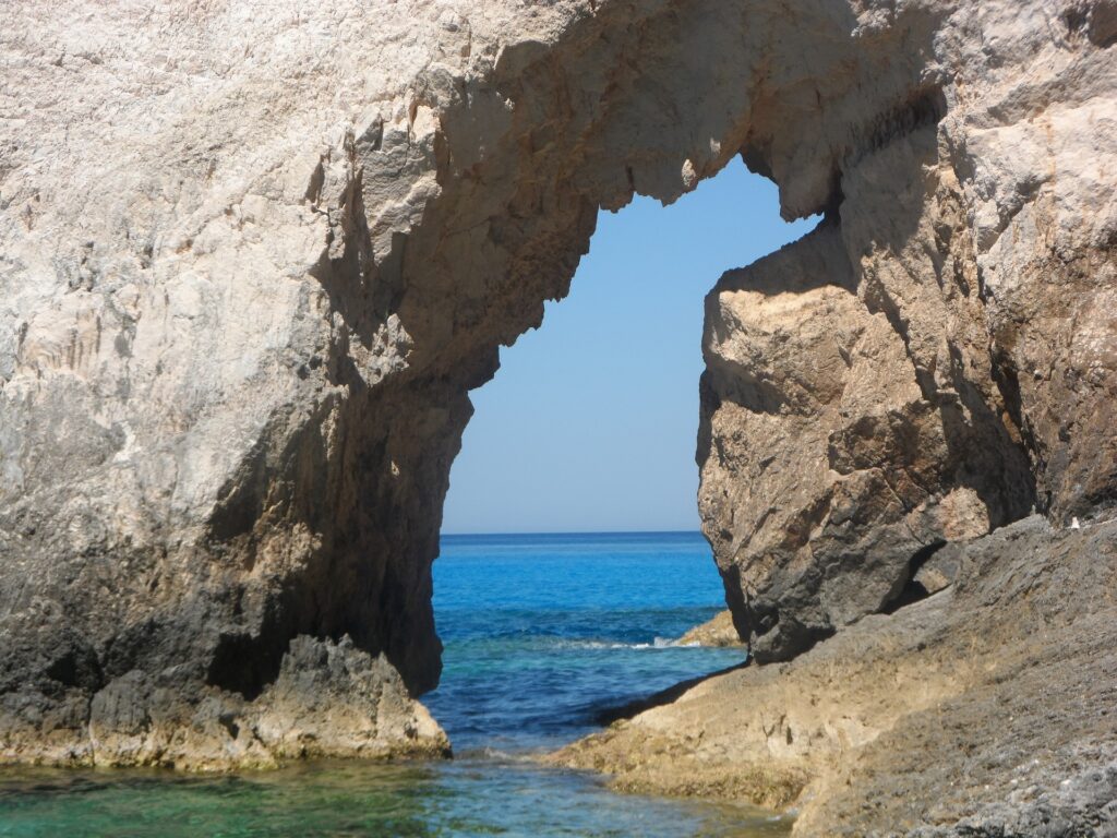 Zakynthos modrá jeskyně